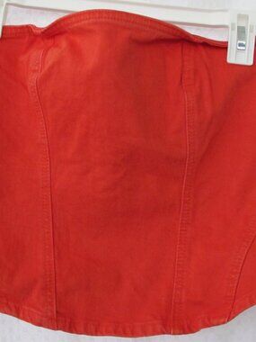Universal Thread Red Denim Tube Top
